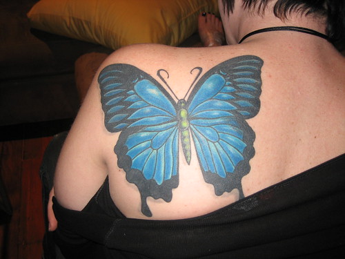 Beautiful Design : Butterfly tattoo picture 