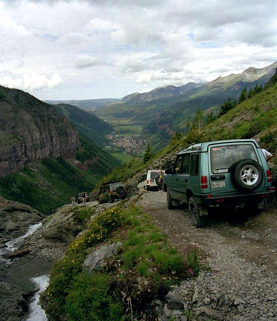 colorado offroad 4x4 rally pass trail telluride descend landrover discovery convoy solihullsociety blackbearpass