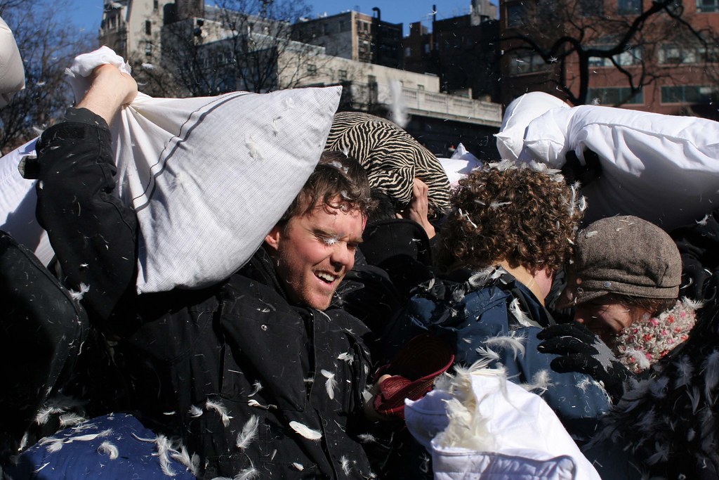 Faces - Pillow Fight NYC 2007