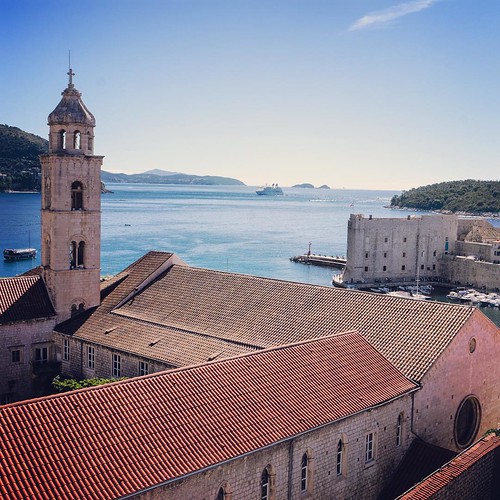 8      2013   #Travel #Memories #Throwback #2013 #Autumn #Dubrovnik #Croatia   #Old #Town #Monastery #Tower #Adria #Sea #Boat #Sky ©  Jude Lee