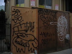 Graffiti on Scott St