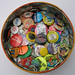 my childhood collection of badges