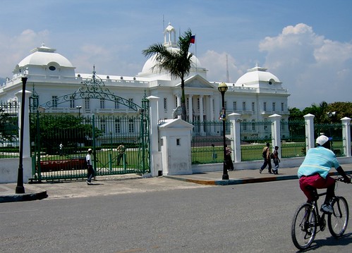 this is what haiti's presidential palace used to look like.  today it is rubble.  help restore haiti.