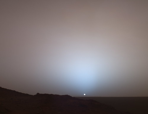 Thumb Puesta de Sol en Marte desde el Spirit