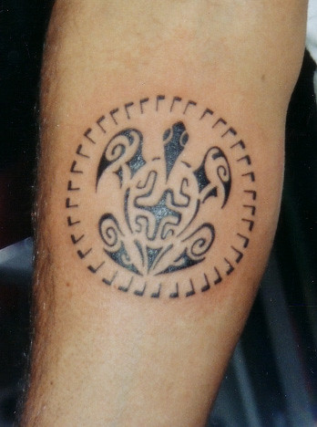Tartaruga polinesiana Pupa Tattoo 