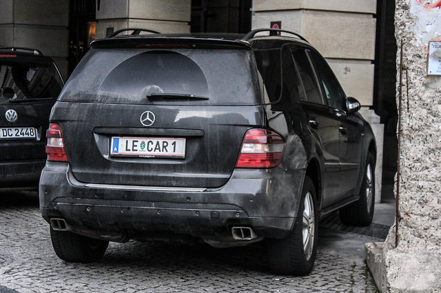berlin germany mercedes benz austria plate le license spotting austrian individual mclass car1 leoben w164