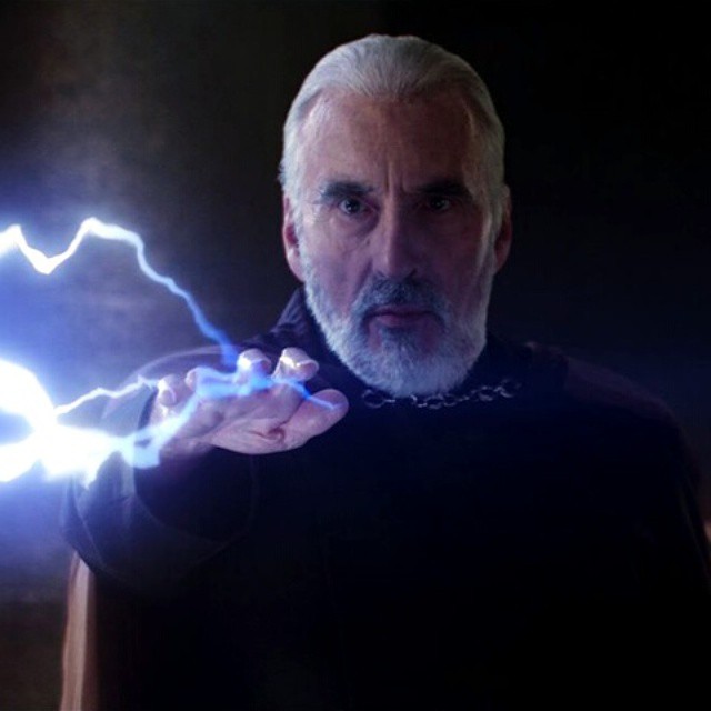 My throwback Thursday is a sad one.  CHRISTOPHER LEE as Count Dooku in 2002. CHRISTOPHER LEE sadly passed away from us this day. He became 93 years old. #2002 #attacoftheclones #Throwback #Tbt #ThrowbackThursday #ChristopherLee #RIP #StarWars #Actor #Meta