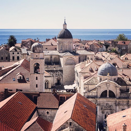 8      2013   #Travel #Memories #Throwback #2013 #Autumn #Dubrovnik #Croatia   #Old #Town #Landscape #View #Cathedral #Roof #Adria #Sea #Boat #Horizon ©  Jude Lee