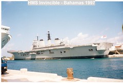 HMS Invincible - Bahamas 1997