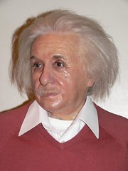 Albert Einstein ponders the theory of relativi...