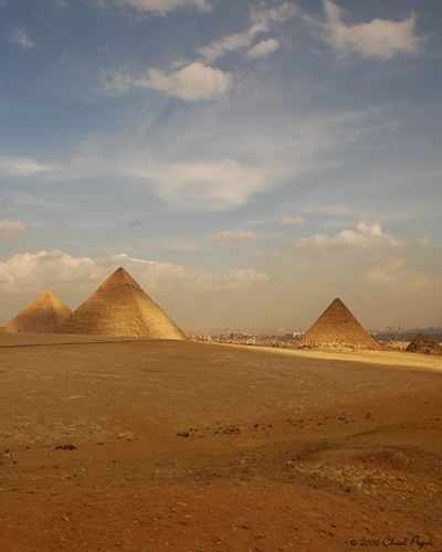 the Great Pyramids of Giza by