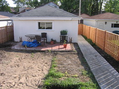 New Fence and Cleared Out Yard