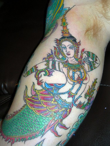 Thai Mermaid Tattoo by Jimmy Wong -- One of my Favorite Tattoos