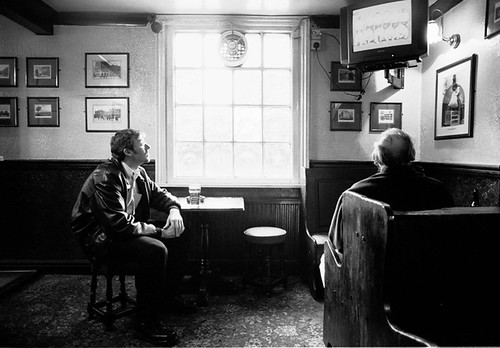 Watching The Game - London Pub
