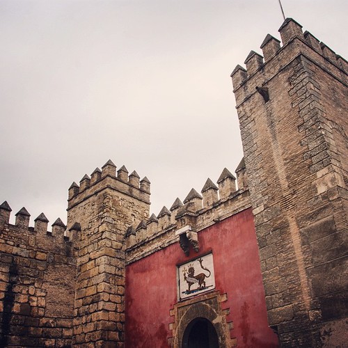 2012     #Travel #Memories #Throwback #2012 #Autumn #Sevilla #Spain  ...   #Old #Castle #Wall #Gate #Emblem ©  Jude Lee