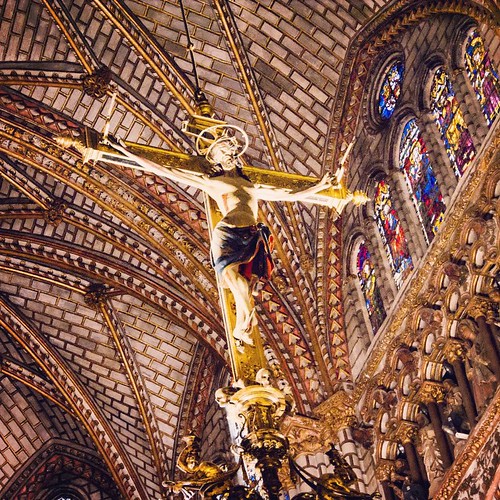 2012     #Travel #Memories #Throwback #2012 #Autumn #Toledo #Spain    ...     #Old #City #Town #Cathedral #Interior #Decoration #Sculpture #Ceiling #Arc #Pattern #Jesus #Christ #Statue #Stained #Glass ©  Jude Lee