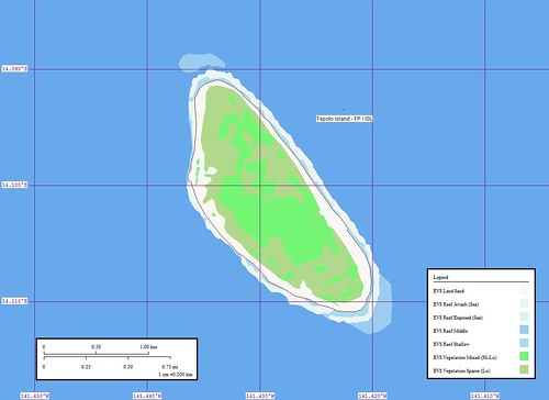 Tepoto Island FP - Map