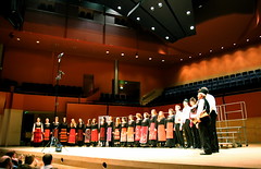 On stage in Basingstoke, BBC Radio 3 Choir of the Year 2006