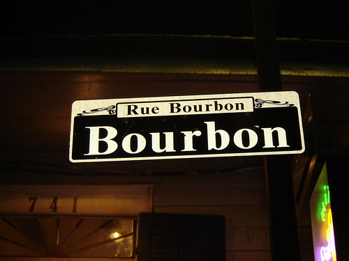 Bourbon Street Sign by Office Mike
