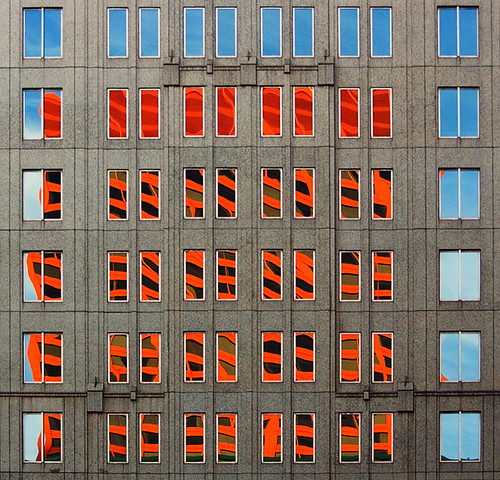 Rhapsody in Orange, Red and Blue