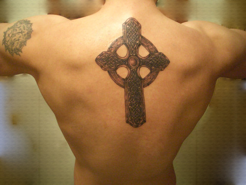 celtic cross tattoo designs. Celtic Religious Cross Tattoo