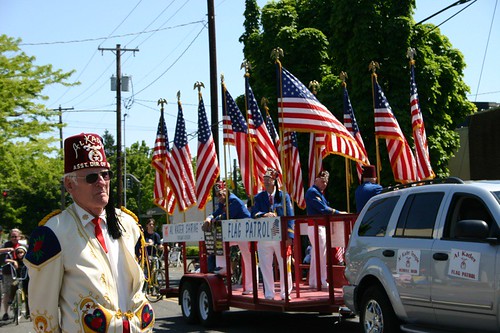 shriners+flags=st johns parade
