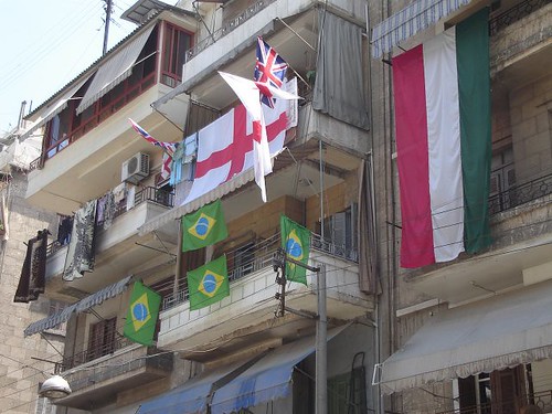 football flags syria fans aleppo mondial ourtrips hovic