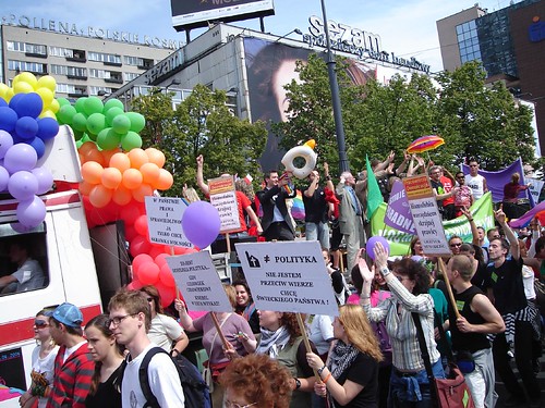 Parada gay em Varsovia