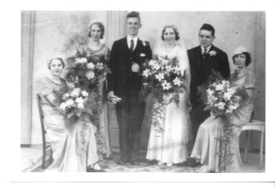 John &  Bertha's wedding 1934