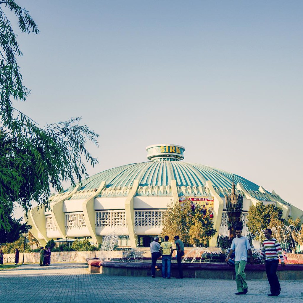 :     ...    ...          #Travel #Memories #Throwback #Tashkent #Uzbekistan ... #Circus #Tent #Architecture #Building #Peoples #Fountain