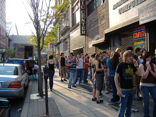 Second Half of the Line for the Anberlin Concert