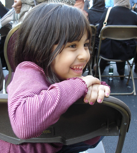 Smiling Girl at  a Yemeni Festival
