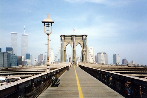 NYC - Brooklyn Bridge and World Trade Center