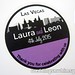 Purple & Black Las Vegas Skyline Custom Wedding Favor Sticker/Label <a style="margin-left:10px; font-size:0.8em;" href="http://www.flickr.com/photos/37714476@N03/19636771872/" target="_blank">@flickr</a>