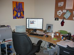 New Desk, New Monitor by spiffariffic