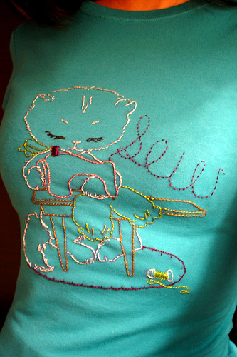 Sew Kitty facing the right way