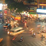 hanoi night traffic - vietnam