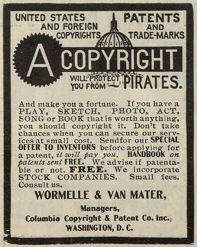 A Copyright Will Protect You from PIRATES by loan Sammell.
