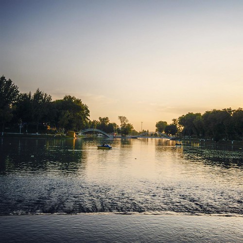     ...    ...          #Travel #Memories #Throwback #Tashkent #Uzbekistan ... #Park #Lake #Sunset #Boat ©  Jude Lee