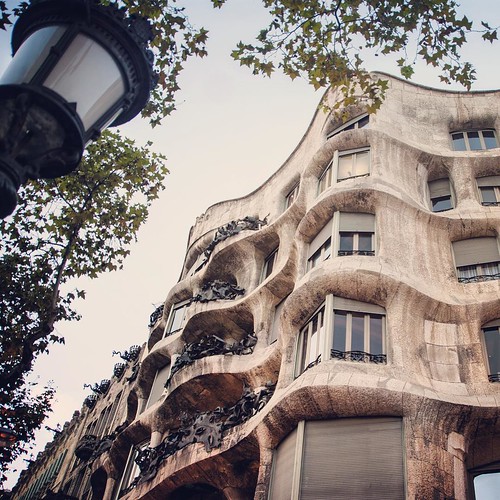 2012     #Travel #Memories #Throwback #2012 #Autumn #Barcelona #Spain     ...  ... #Gaudi #Architecture #Casa  #Mila ©  Jude Lee