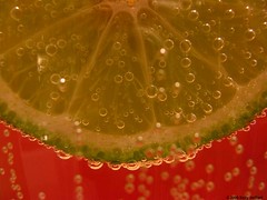 Lime Fizz over Red