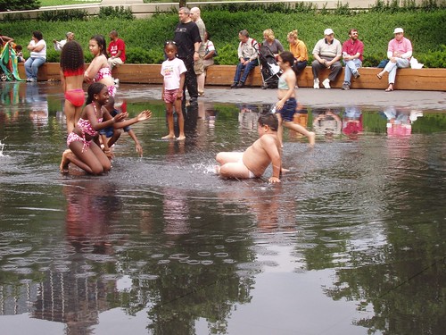 Children Playing at Millenium Park