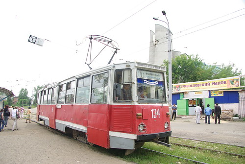 Irkutsk tram 71-605 ©  trolleway