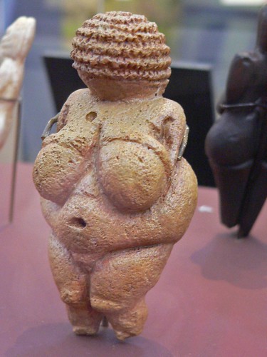 Venus of Willendorf Fertility Goddess cast 24000 to 22000 BCE