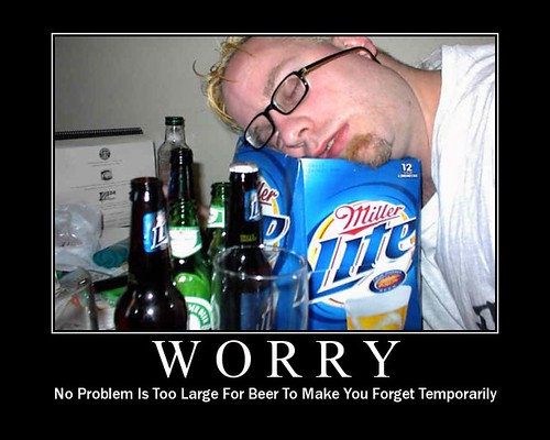 Worry Motivational Poster-No Problem Too Large, demotivational posters, funny motivational posters