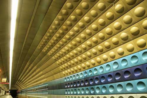 metro station wallpaper. Námestí Míru metro station,