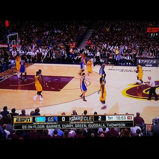 Game 4: Golden State Warriors vs Cleveland Cavaliers (Cavaliers 2-1) #NBAFinals