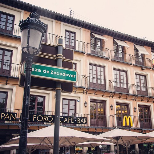 2012     #Travel #Memories #Throwback #2012 #Autumn #Toledo #Spain    ... #Square #Plaza #Old #City #Building #Road #Sign ©  Jude Lee