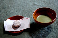 Green Tea and Japanese Cake