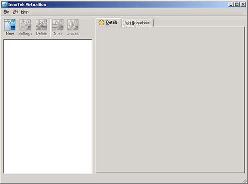 VirtualBox - virtualMachine - openSUSE10.2 - openSUSE10.2 - finestra iniziale